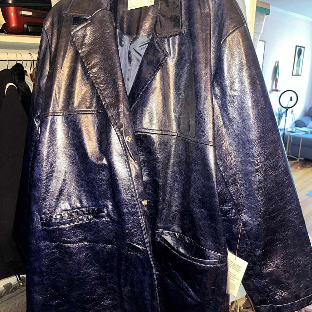 Faux Leather Jacket